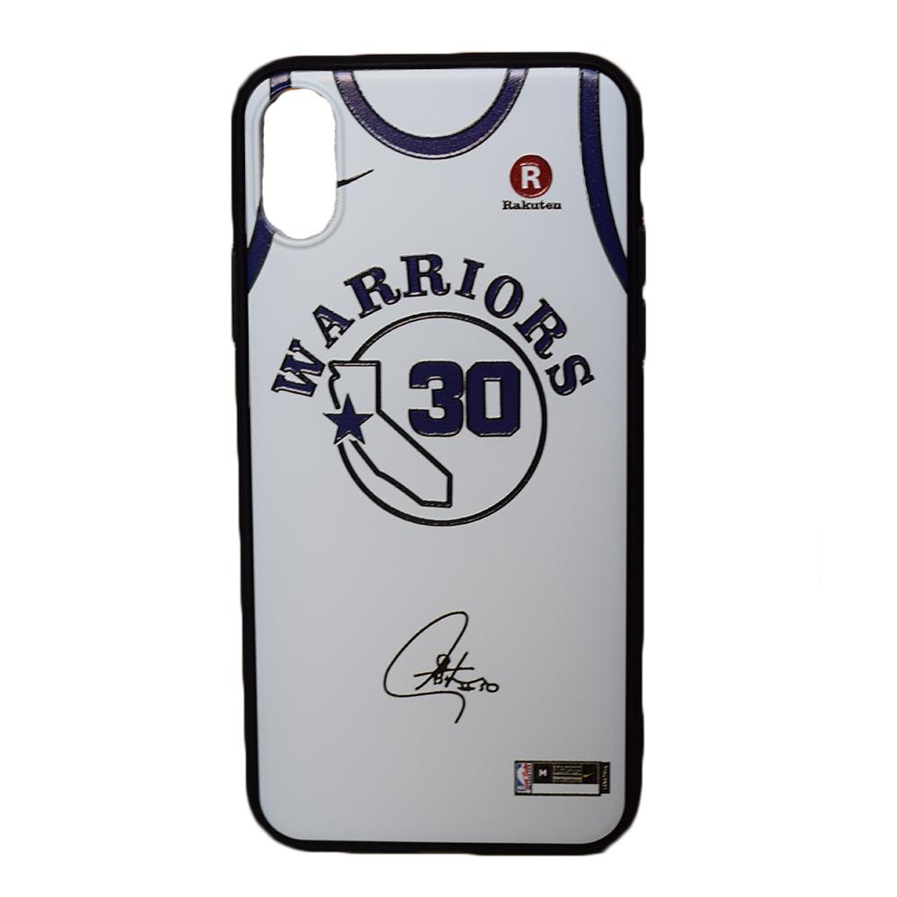 Case Jersey Stephen Curry Golden State Warriors iPhone X and Xs -White