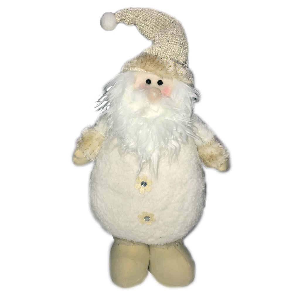 Christmas Decoration Santa Claus White - Indoor 44 cm