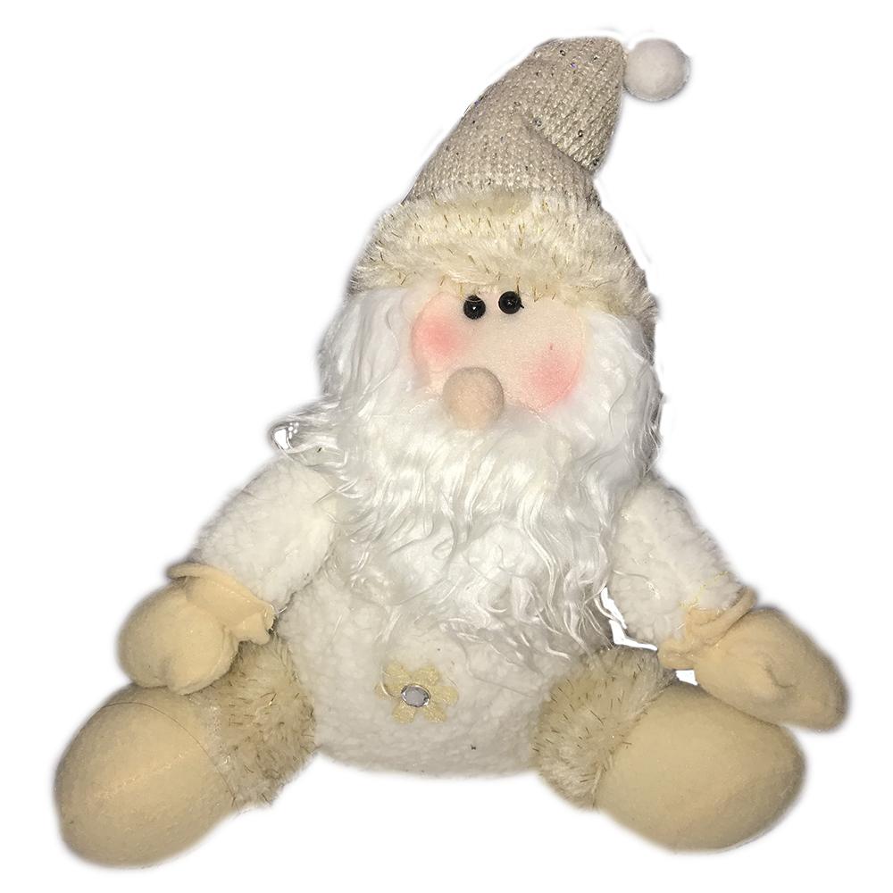 Christmas Decoration Santa Claus White - 30cm Indoor - Style 1