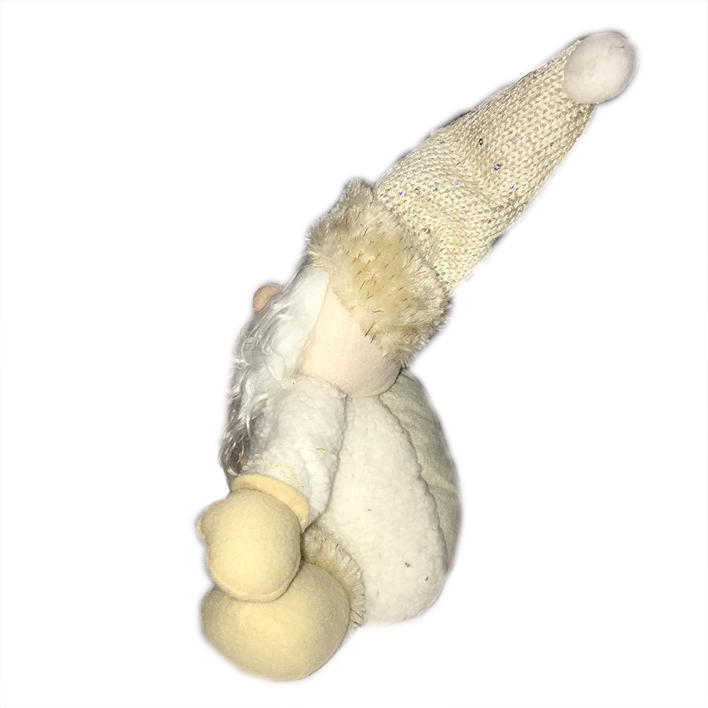 Christmas Decoration Santa Claus White - 30cm Indoor - Style 1