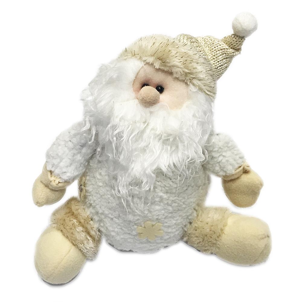 Christmas Decoration Santa Claus White - 30cm Indoor - Style 2