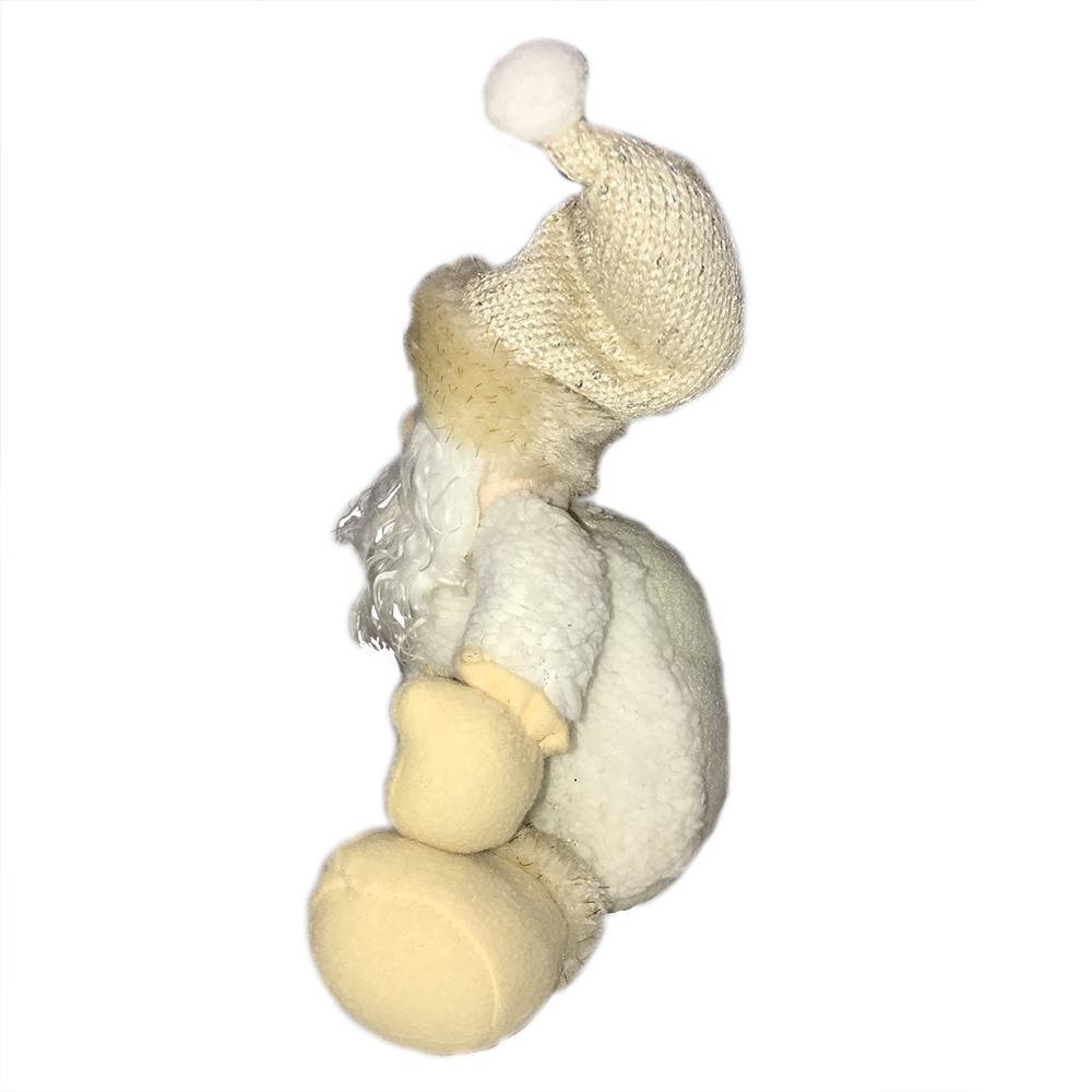 Christmas Decoration Santa Claus White - 30cm Indoor - Style 2