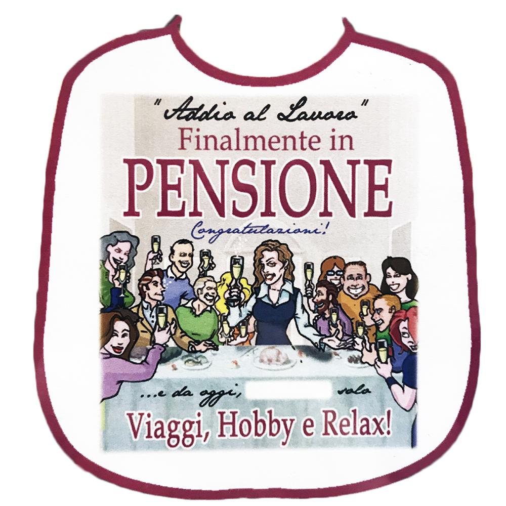 La bavaglia per l'arrivo della Pensione,Addio al lavoro joke gift