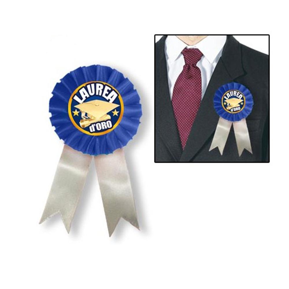Award Rosette Laurea d'Oro - Gadget Gift Idea Joke