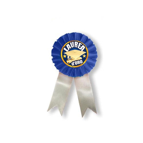 Award Rosette Laurea d'Oro - Gadget Gift Idea Joke