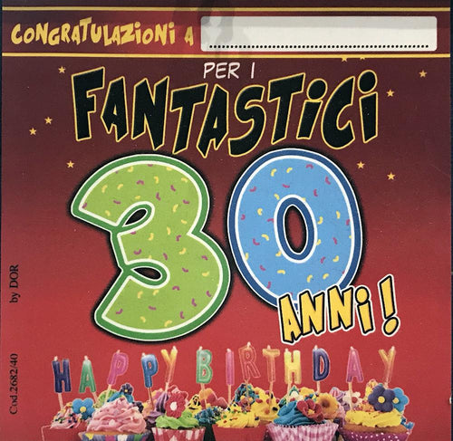 30 anni anniversary box set-Gadget Gift Idea Joke