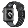 Silicone Sport Strap for Apple Watch Nike+ Black/Grey 42 mm 118/92mm