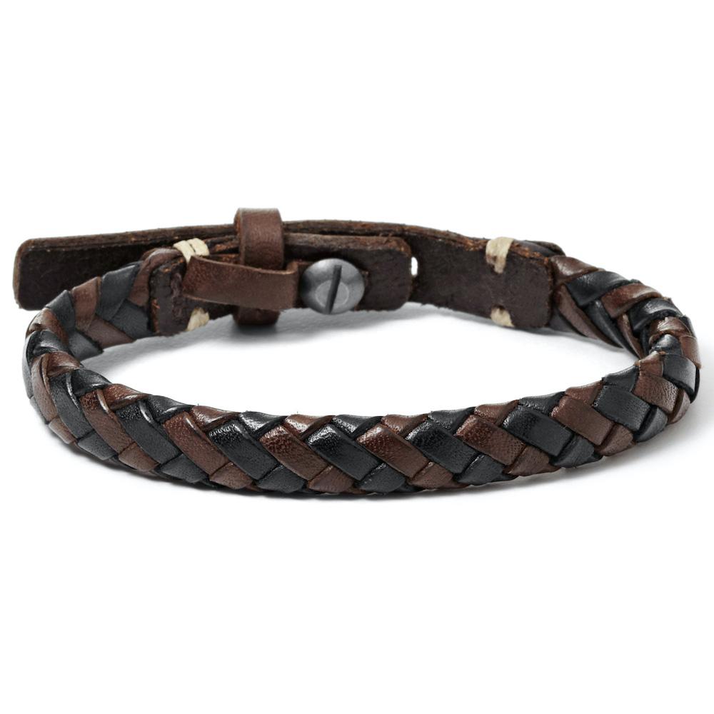 Fossil Watch FS5527IESET + Bracelet - Brown Leather Wristband