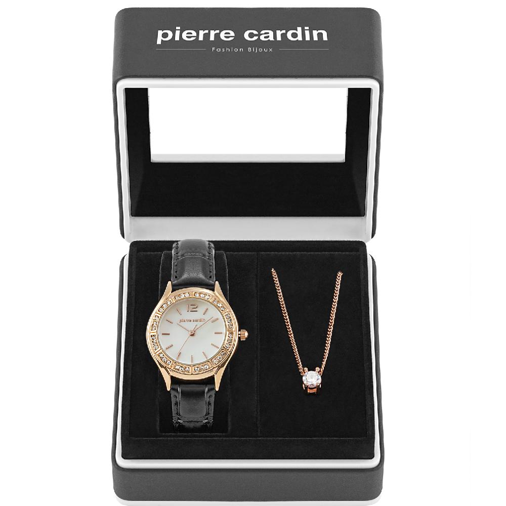 Pierre Cardin Watch PCX6556L290 Geschenk Set Schmuck Women Rose Gold