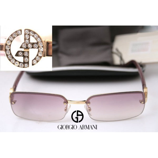 Sunglasses Giorgio Armani - Frame Metal Gold - 406/S