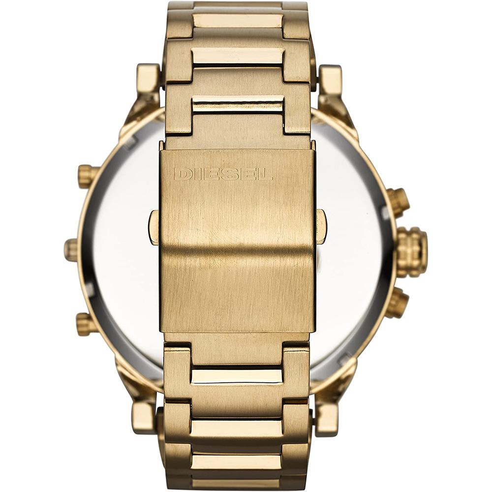 Diesel men's watch Mr Daddy 2.0 DZ7333 - Gold and Black Steel