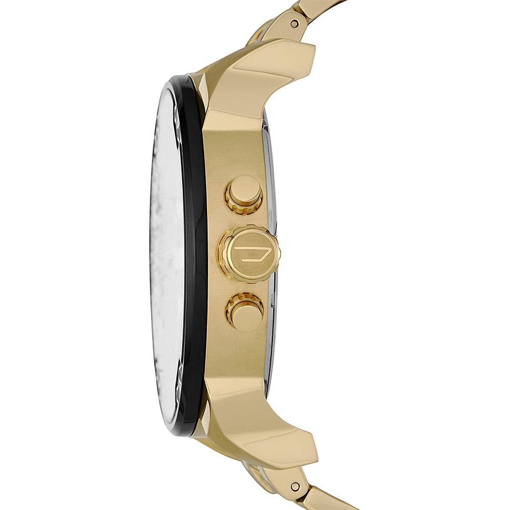 Diesel men's watch Mr Daddy 2.0 DZ7333 - Gold and Black Steel