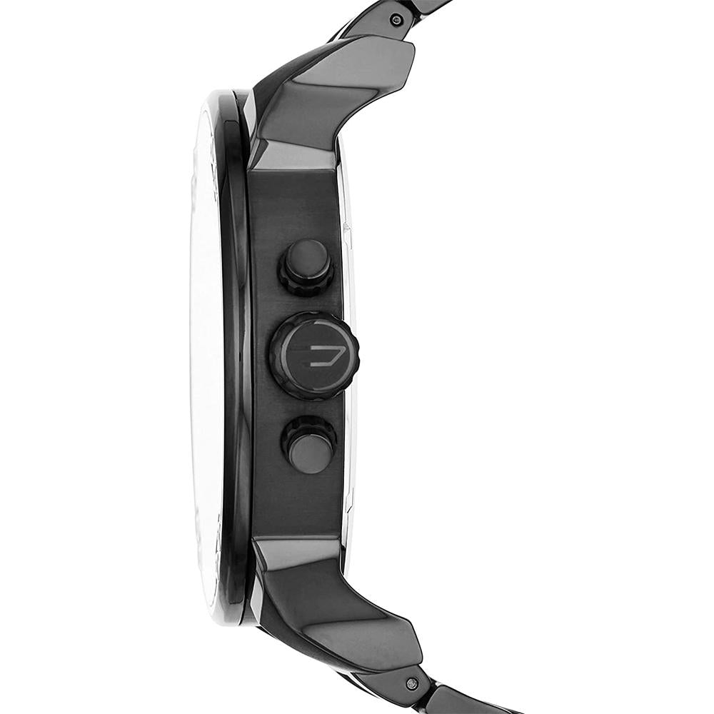 Diesel men's watch Mr Daddy 2.0 DZ7312 - Black/Rose Gold Steel
