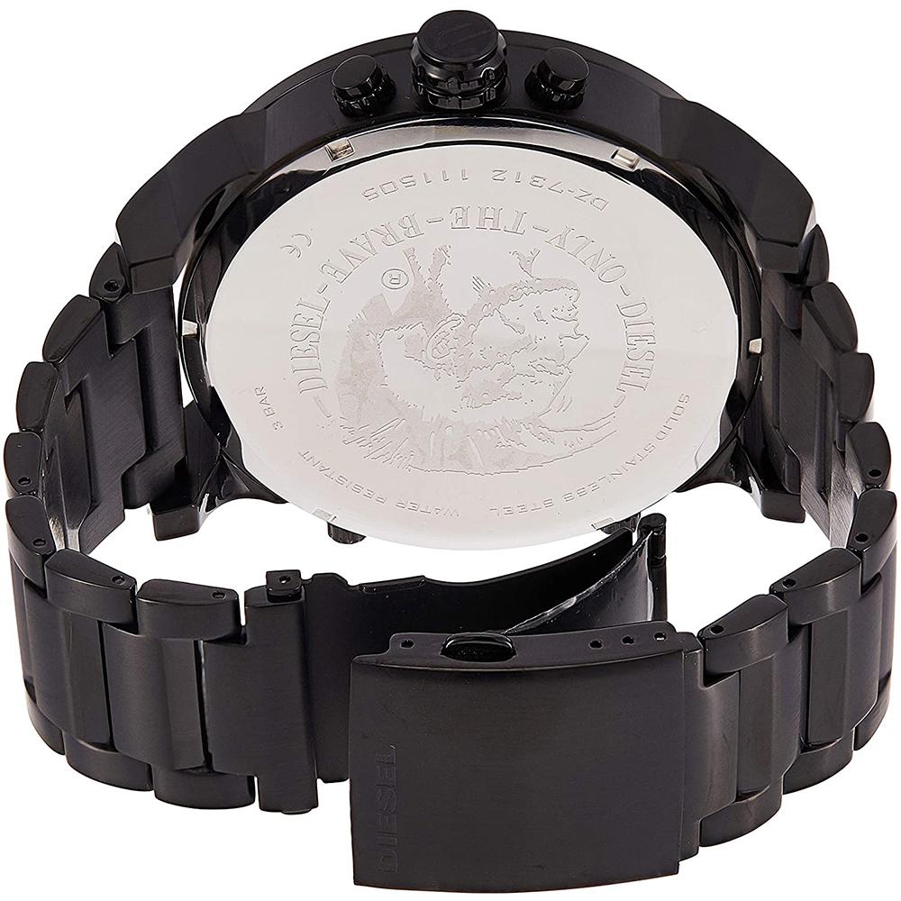 Diesel men's watch Mr Daddy 2.0 DZ7312 - Black/Rose Gold Steel