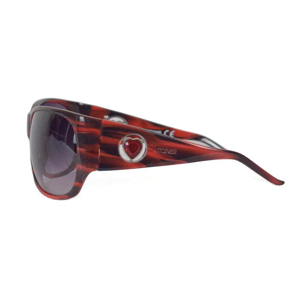 Occhiali da sole Just Cavalli - Montatura Bordeaux Cuore - 144S/S