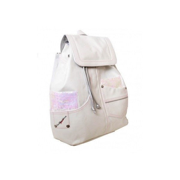 Backpack/Women's bag Gian Marco Venturi - L.Jun - White - 3755