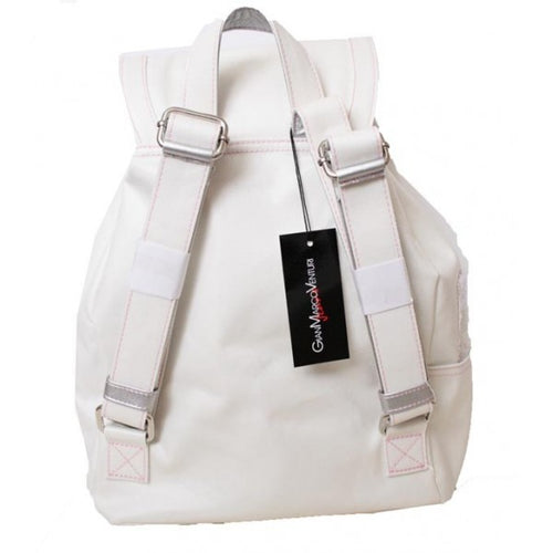 Backpack/Women's bag Gian Marco Venturi - L.Jun - White - 3755