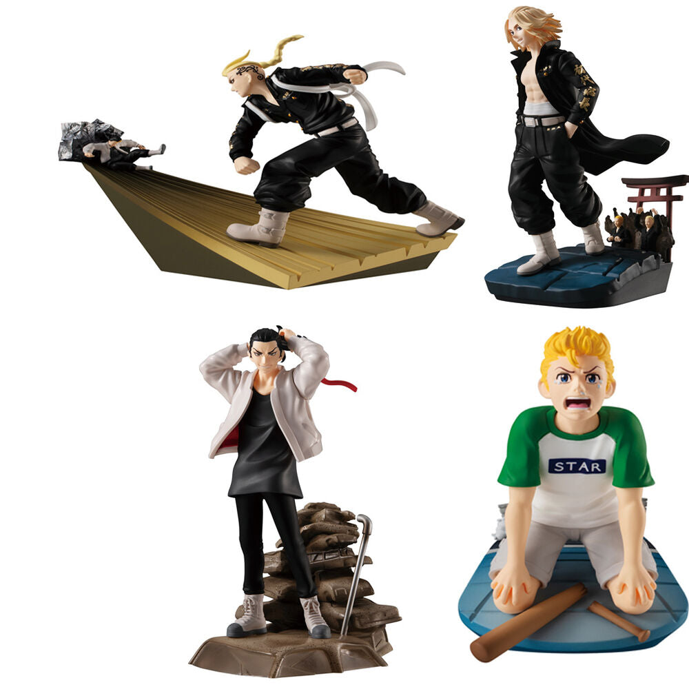 Toman Heroic Scenes Tokyo Revengers Series Petitrama figures set 8cm