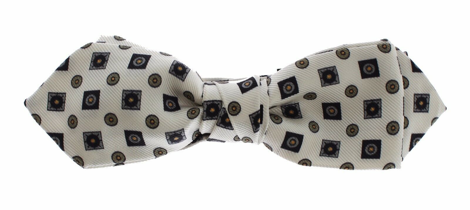 White Silk Bowtie Leather Men Belt Gift Box - 115-cm-46-inches