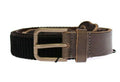 Brown Leather Logo Cintura Gürtel Belt - 95-cm-38-inches