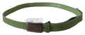 Green Leather Silver Buckle Waist Men Belt - 100-cm-40-inches