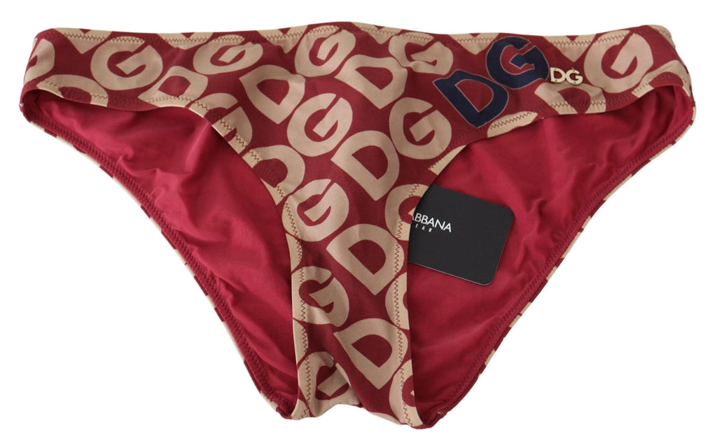 Multicolor DG Logo Print Bottom Beachwear Bikini Swimsuit - it2-s