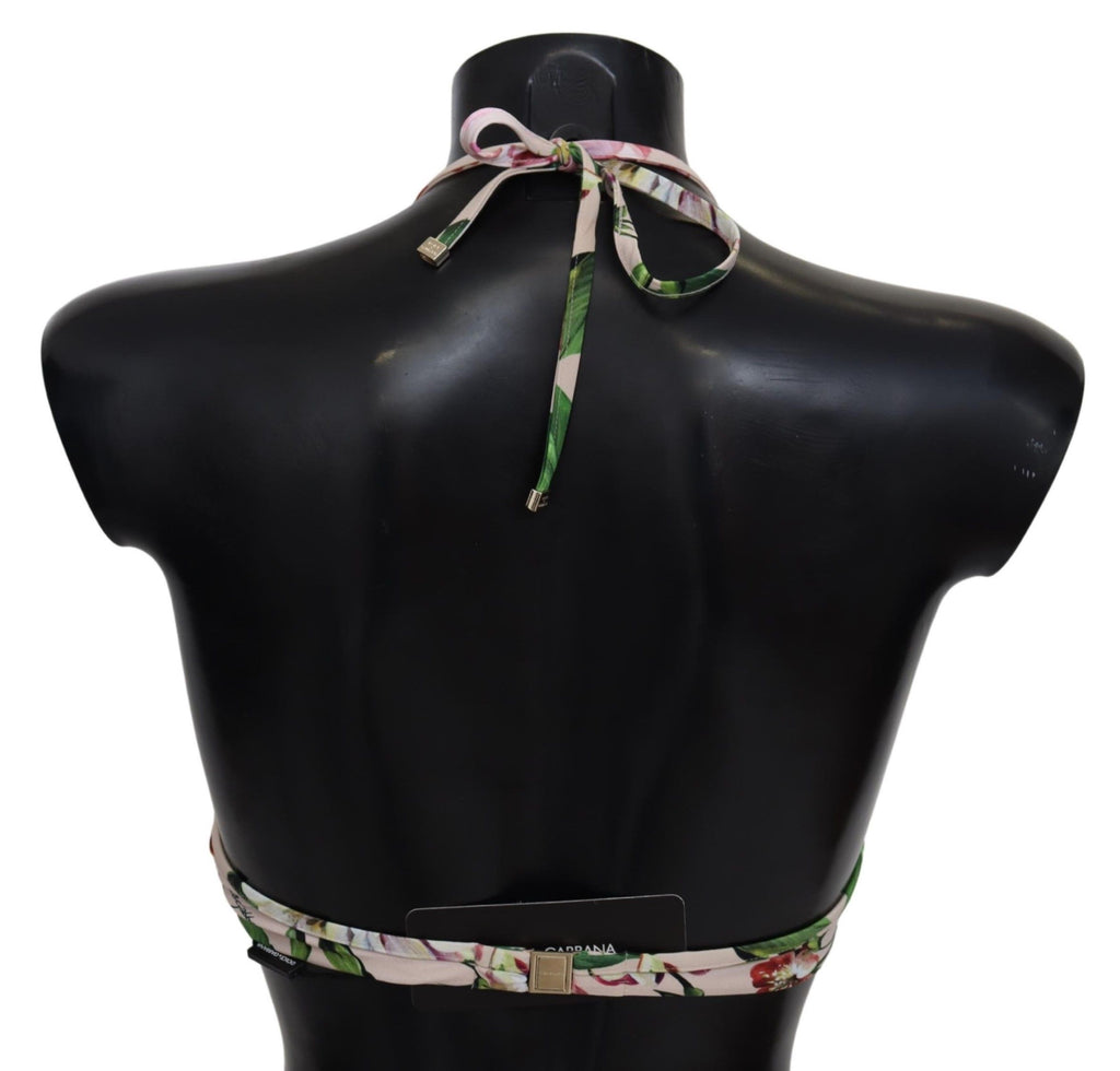 Multicolor Floral Swimsuit Beachwear Bikini Tops - it1-xs