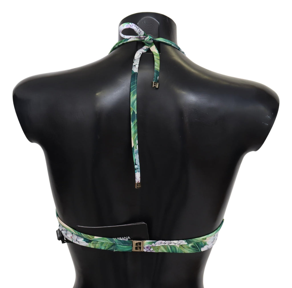 Multicolor Floral Print Beachwear Bikini Tops - it1-xs