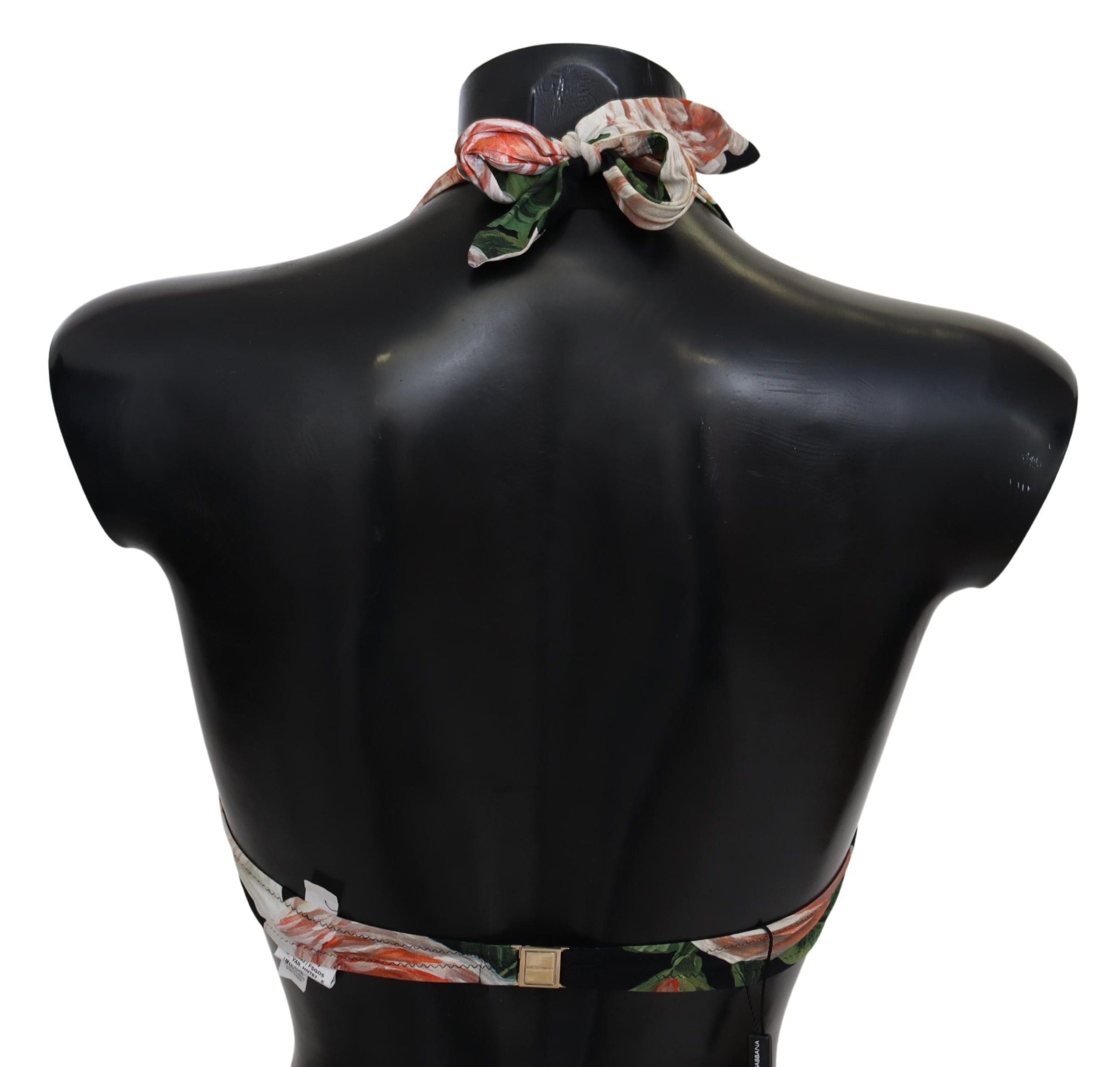 Multicolor Floral Print Beachwear Bikini Tops - it1-xs