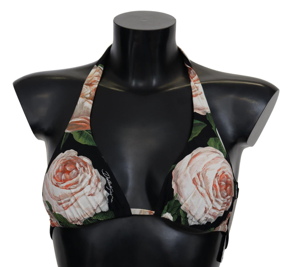 Multicolor Floral Print Beachwear Bikini Tops - it1-xs