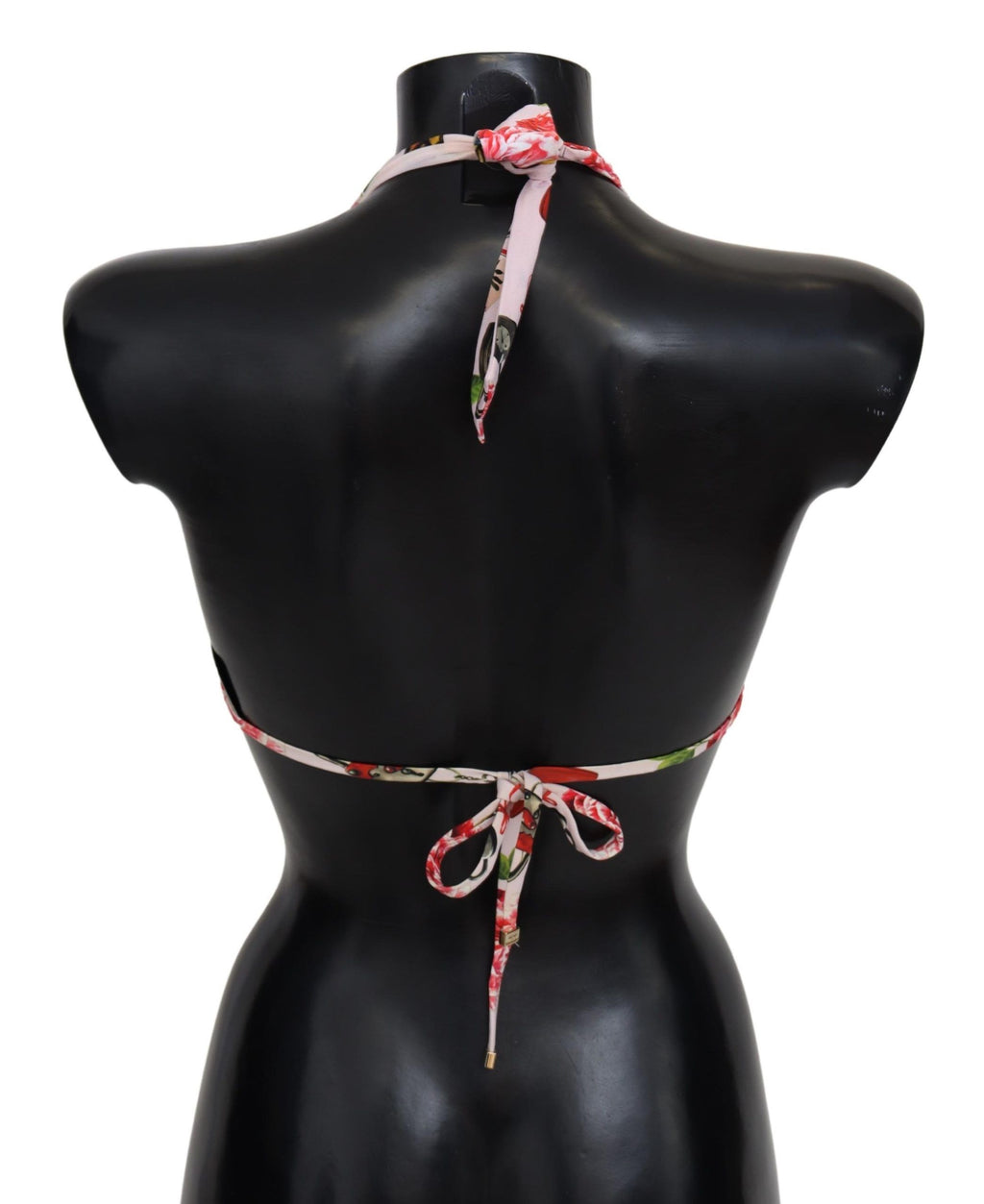 Multicolor Floral Butterfly Padlock Bikini Tops - it1-xs