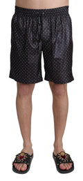 Black Polka Dot Print Beachwear Swimwear - it4-s