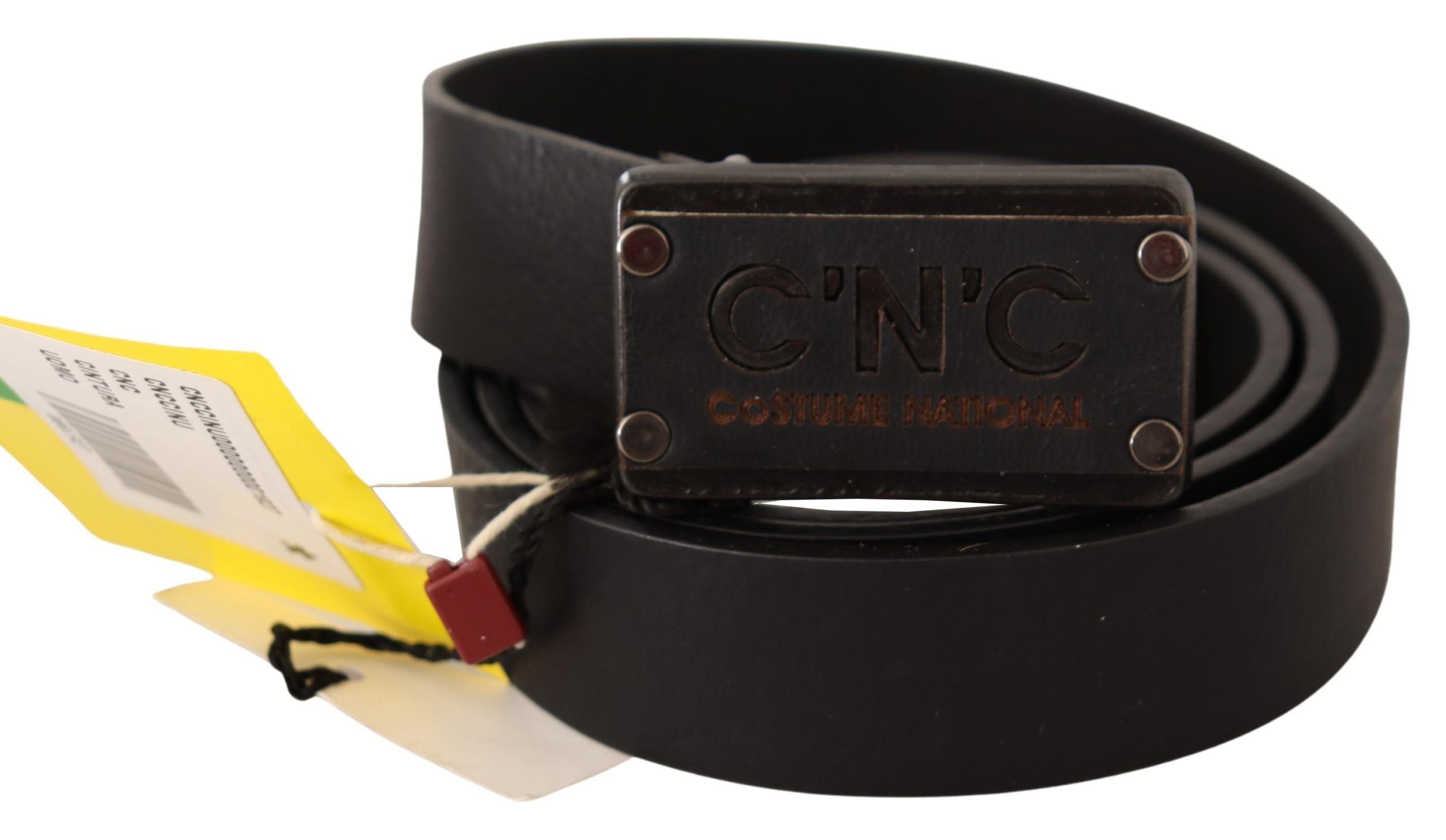 Belt Black Rustic Buckle Waist Belt - 100-cm-40-inches