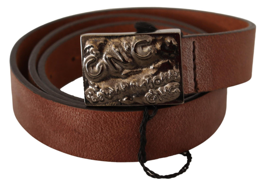 Brown Metal Buckle Waist Belt - 100-cm-40-inches