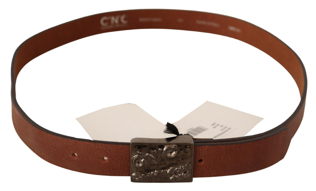 Brown Metal Buckle Waist Belt - 100-cm-40-inches