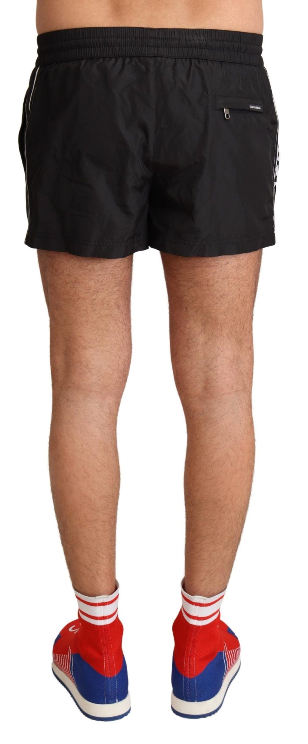Black King Mens Beachwear Swimwear Shorts - it5-m