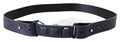 Black Leather Normal Logo Buckle Waist Belt - 85-cm-34-inches