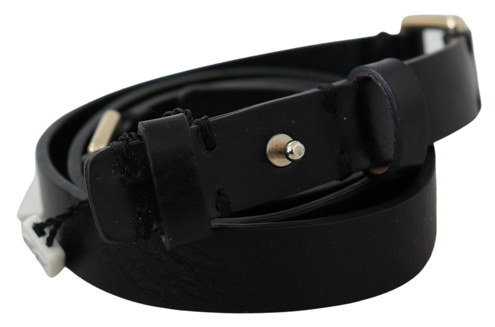 Black Solid Genuine Leather Waist Fashion Belt - 85-cm-34-inches