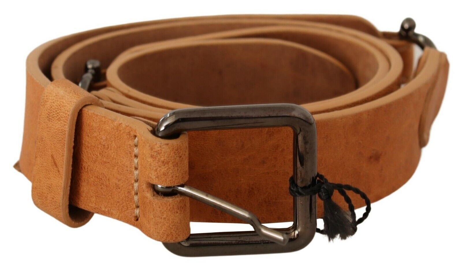 Light Brown Buckle Waist Belt - 85-cm-34-inches
