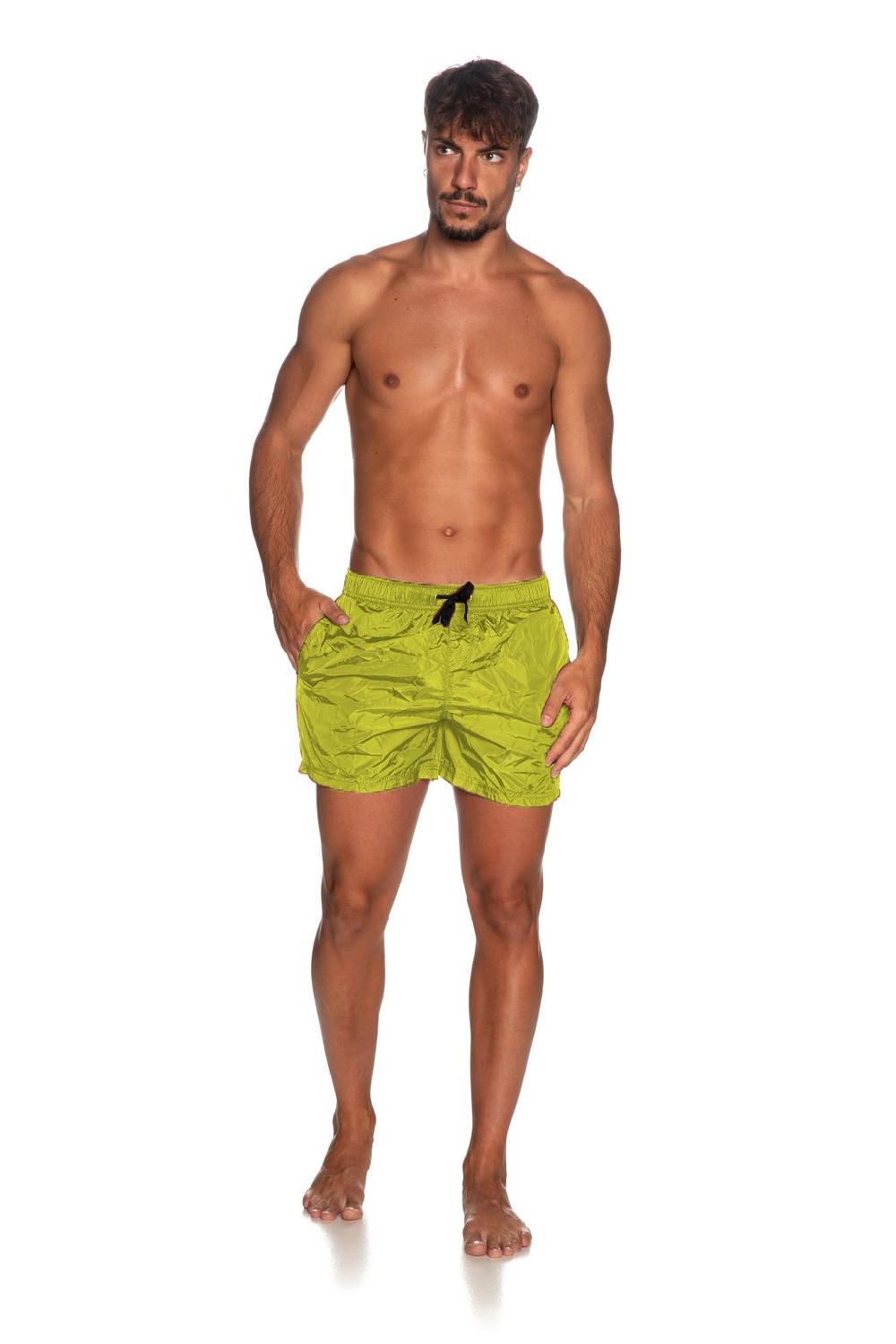 Yellow Nylon Swimwear - xxl