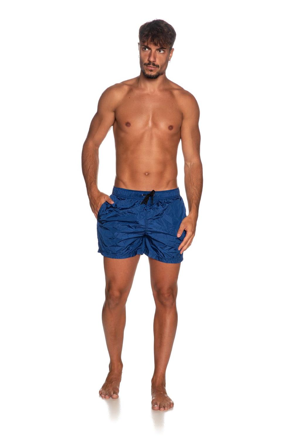 Blue Nylon Swimwear - s