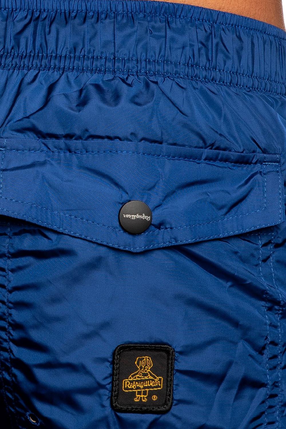 Blue Nylon Swimwear - xs