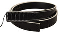 Black White Leather Fashion Waist  Belt - 85-cm-34-inches