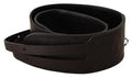 Dark Brown Leather Double Buckle Belt - 70-cm-28-inches