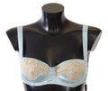 Light Blue Semi Pad Balconette Bra Underwear - it2-s
