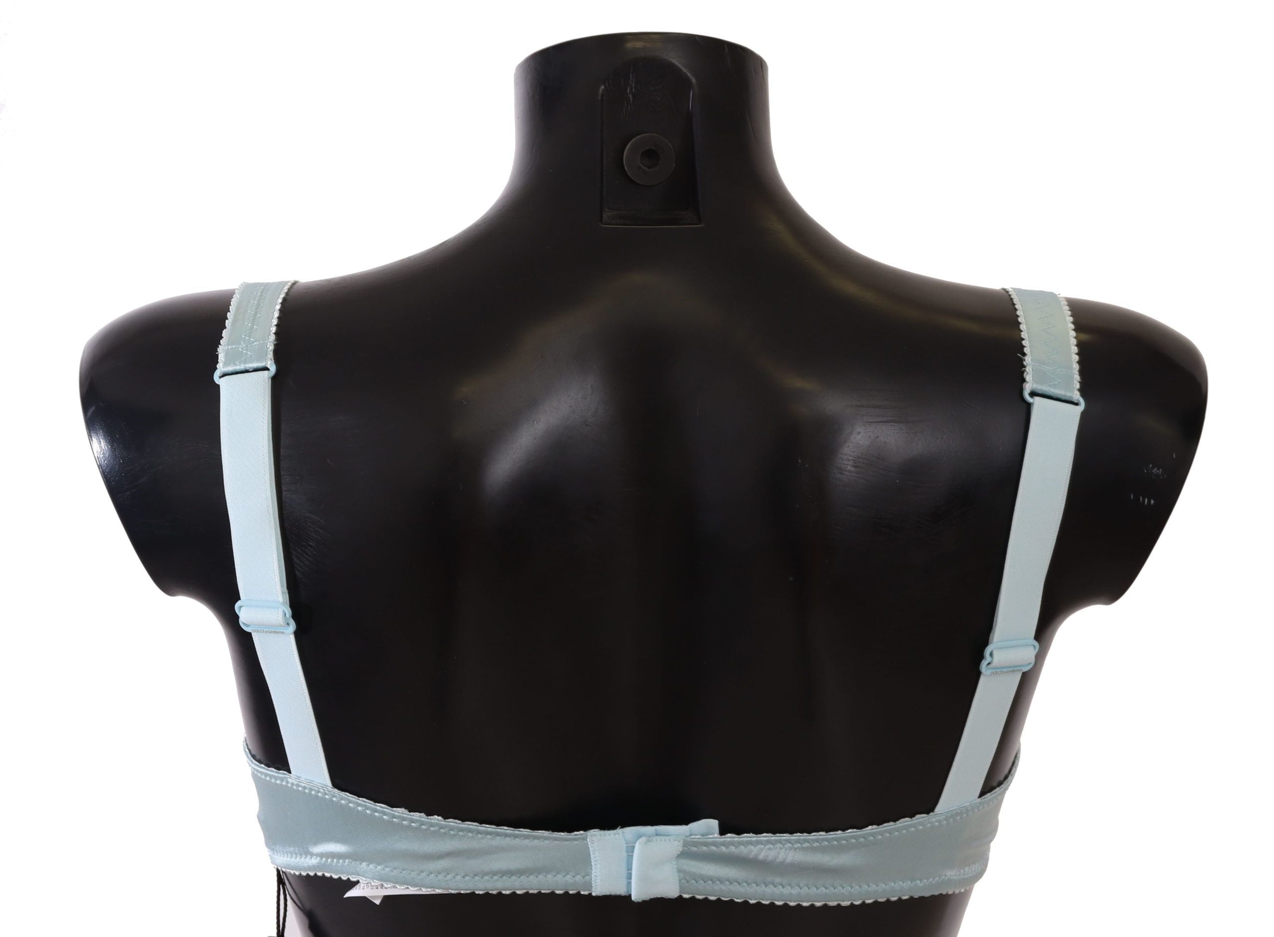 Light Blue Semi Pad Balconette Bra Underwear - it5-xl