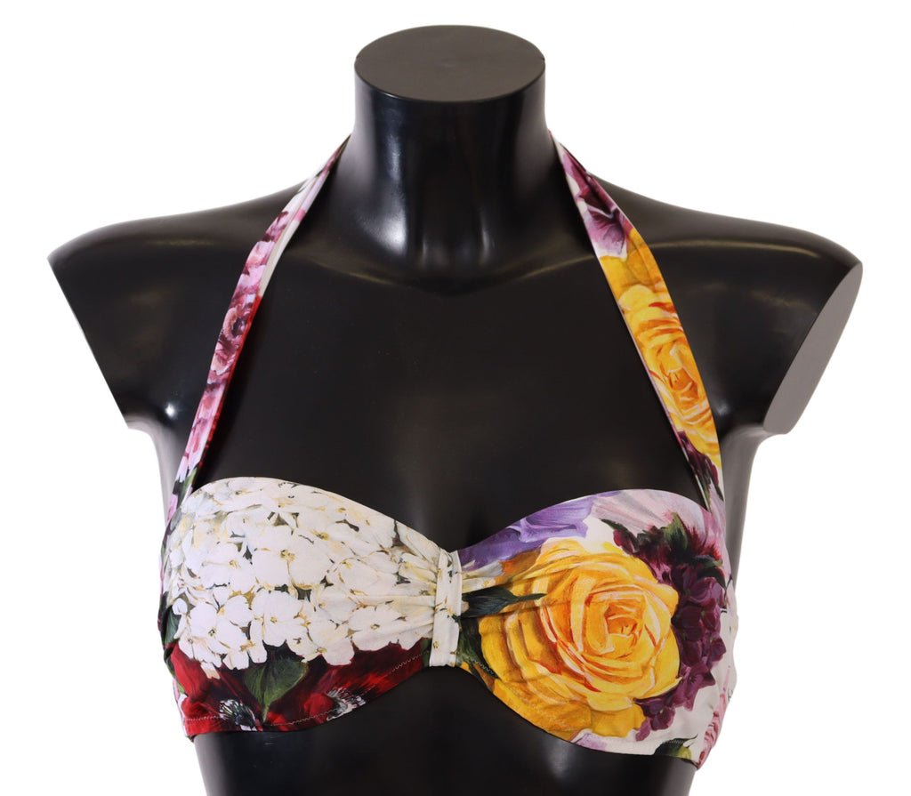 Multicolor Floral Swimsuit Bikini Top Swimwear - it2-s