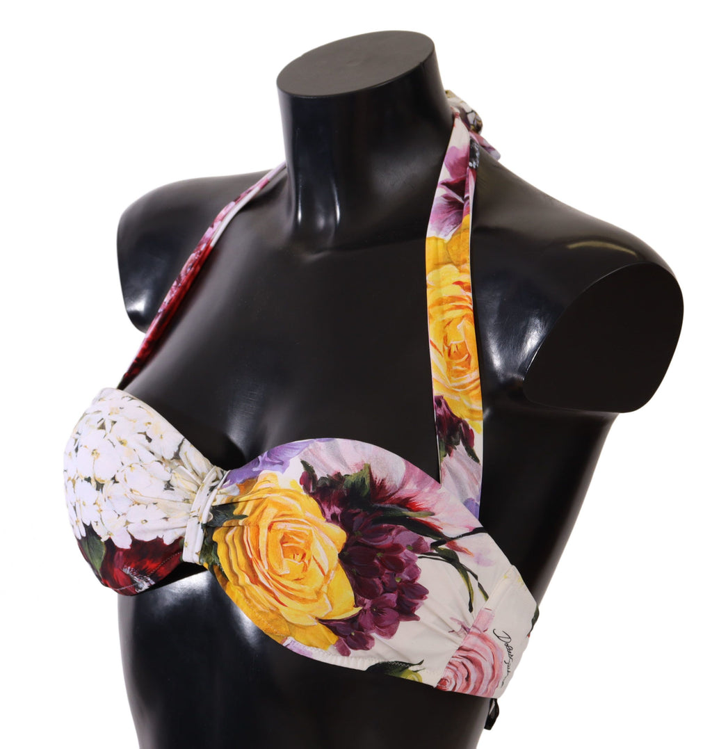 Multicolor Floral Swimsuit Bikini Top Swimwear - it2-s