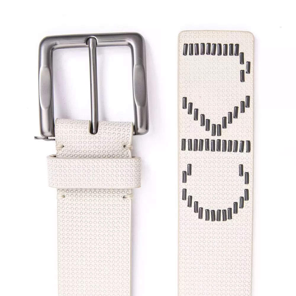 Beige Leather Belt - 100-cm-40-inches