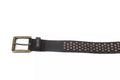 Black Leather Belt - s